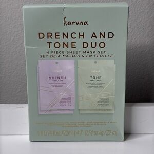 Karuna Tone and Drench Sheet Mask Set 4 Pack NWT